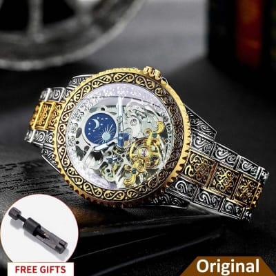 Picture of Forsining TM-378G Automatic Mechanical Luxury Japan Movement Fashion Luminous Waterproof Men's Watches 