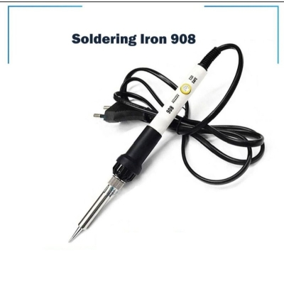 Picture of ( 220V 60W XCY 908 ) Electric Soldering Iron Kit Adjustable Temperature - soldering iron Black