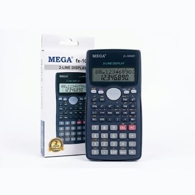Picture of 2 Years Warranty MEGA FX-100MS 1ST Edition Scientific Calculator Black
