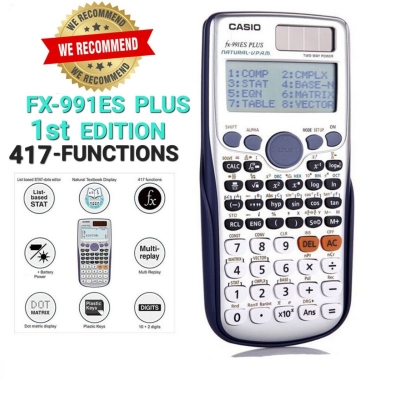 Picture of FX-991ES PLUS  Calculator Scientific Calculator For Students Grey