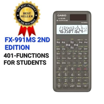 Picture of FX-991MS 2ND Edition Scientific Calculator For Students Grey