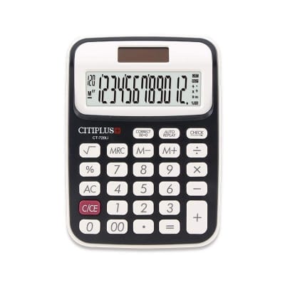Picture of CT-720Li 12-Digits Small Size Calculator For Students 