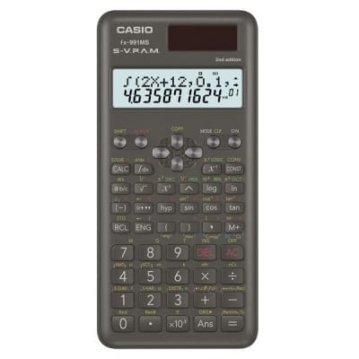 Picture of FX 991MS 2nd Edition Scientific Calculator For Student's Grey