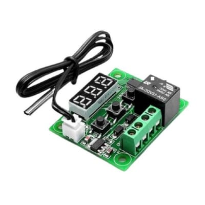 Picture of W1209 Incubator Temperature Controller DC 12V 10A Relay Three Digit RED LED Tube Blue