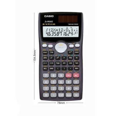 Picture of FX-991MS Scientific Calculator For Students Black