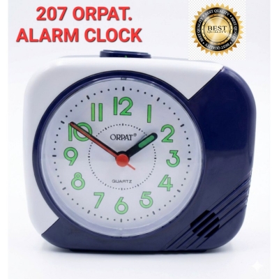 Picture of Orpat Elegant Square Quartz Desk Alarm Clock TBB-207 