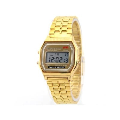 Picture of Gold Steel Bracelet Watch For men A159WGEA-1 Gold