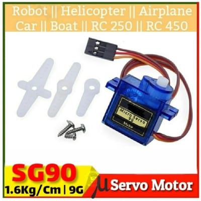 Picture of SG90 Micro Servo Motor 9G servo 180 ° 360 ° Blue