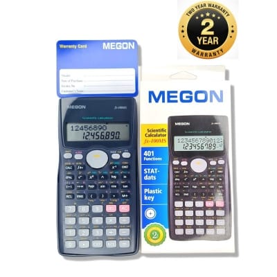Picture of 2Years Warranty MEGON FX-100MS Scientific Calculator For Students Black