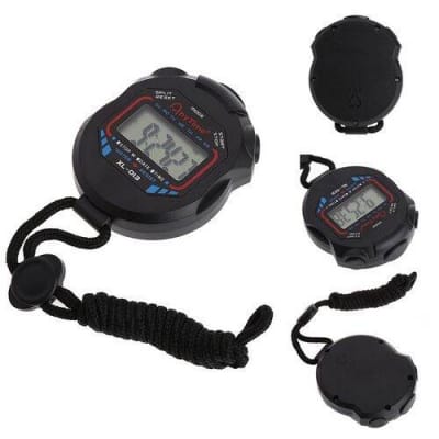 Picture of XL-013 Digital Timer Multifunctional Electronic Sports Stopwatch with Large Handheld Sports Trainer Fitness Trainer and Referee Black
