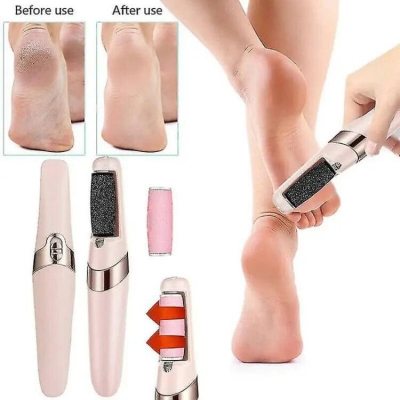 Picture of Electric Foot Callus Removers Rechargeable Machine Portable Electronic Foot File Pedicure Tools White