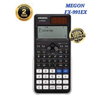 Picture of MEGON Fx-991Ex 2 Years Warranty  Calculator  Scientifc Calculator For Students Black