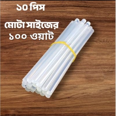 Picture of 10 Piece Hot Melt Glue Stick for 100w Glue Gun USe Big Gun White
