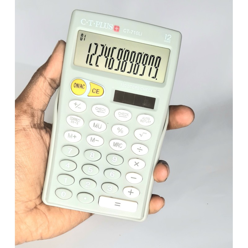 Picture of C-T-PLUS Student Size Calculator CT 710Li Grey
