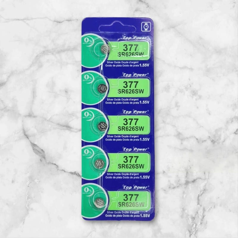 Picture of 377 SR626SW Battery for Watches, Cameras, Calculators etc( 5PCS) Silver