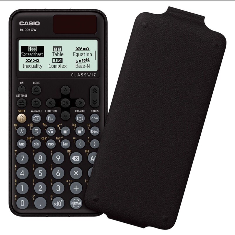 Picture of FX-991cw ClassWiz - Black And Pink Battery Powered Scientific Calculator For Students 