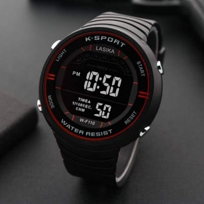 Picture of Lasika W-F110 Water Resistance Digital Watch For Men - Sports Watch 