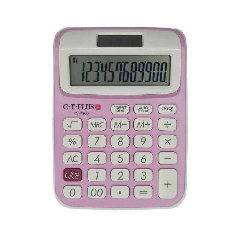 Picture of CT-720Li 12-Digits Small Size Calculator For Students 