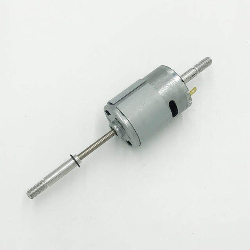 Picture of DC 12V 555 Stand fan motor long Arm Motor For Fan Silver