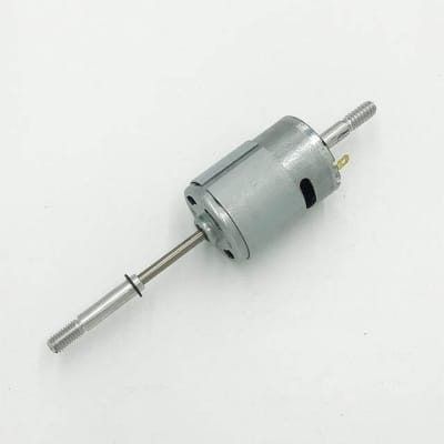 Picture of DC 12V 555 Stand fan motor long Arm Motor For Fan Silver