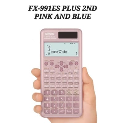 Picture of FX-991ES Plus 2nd Blue And Pink Colours Scientific Calculator For Students 