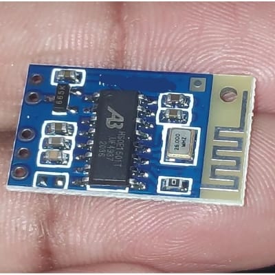 Picture of Bluetooth Audio Receiver PCB 5V Audio Receiver Board lossless Wireless Music Bluetooth to using Main Amplifier such As Pam8403 TDA2030 Black