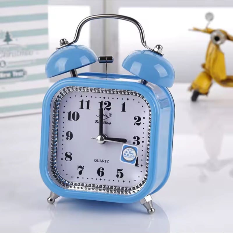 Picture of SQUARE Shape Bell Table Size Alarm Clock 