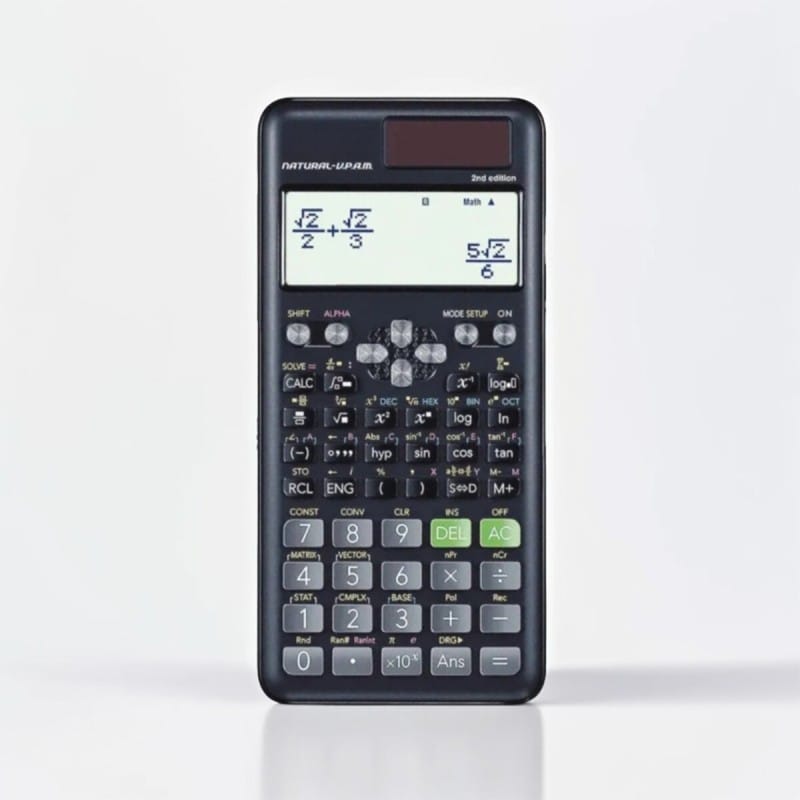 Picture of FX-991ES PLUS 2nd Scientific Calculator - Battery Powered-Black For Students(cpy) Black