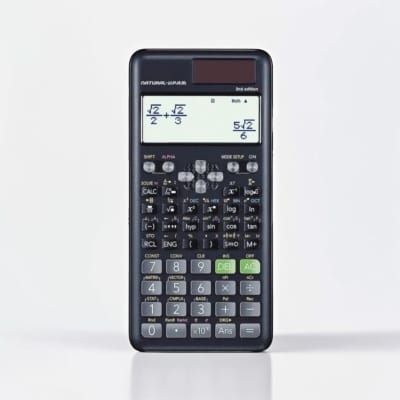 Picture of FX-991ES PLUS 2nd Scientific Calculator - Battery Powered-Black For Students(cpy) Black