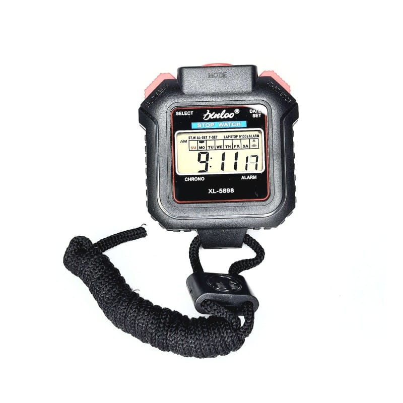 Picture of Stopwatch KK-5898 is an Electronic Stopwatch Suitable for the laboratories & Playgrounds of schools, colleges, universities & polytechnics to measure time intervals Black