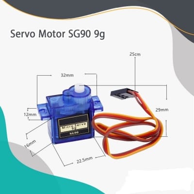 Picture of SG90 Micro Servo Motor 9G servo 180 ° 360 ° Blue