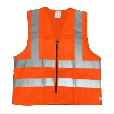 Picture of High-Visibility Reflective Safety Vest with Zipper Premium Polyester 1PCS 