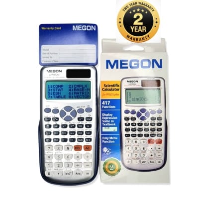 Picture of Fx-991ES PLus 2 years Warranty Calculator  Scientific Calculator For Students Grey