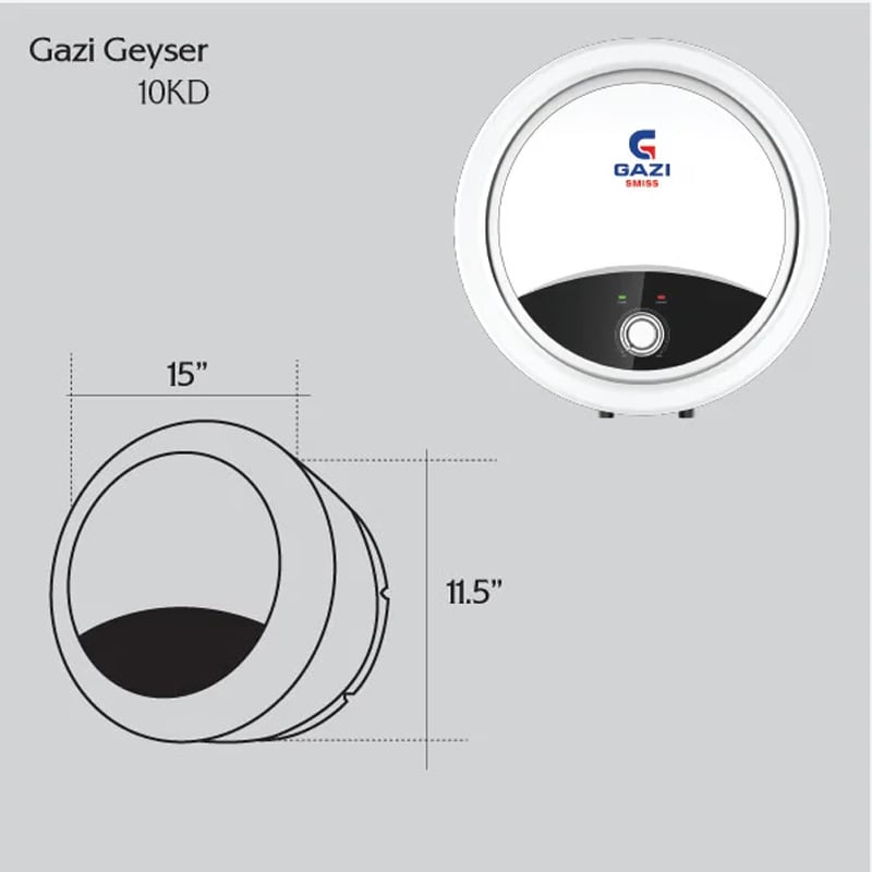 Picture of Gazi 10 Litre Geyser- (10KD)