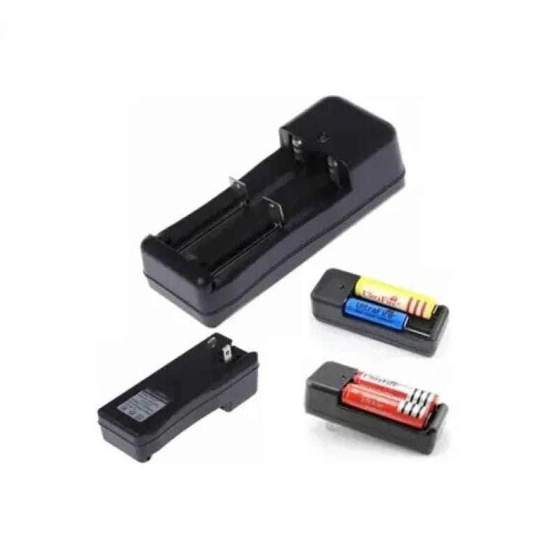 Picture of Universal double Charger For 3.7V 14500 Li-ion Rechargeable Battery Black