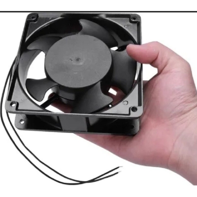 Picture of AC Cooling Fan AC 220V 22W 5 inch Ventilator Fan Black