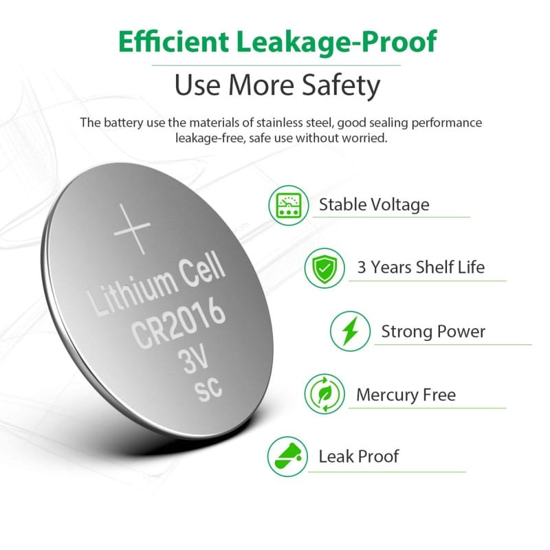 Picture of Maxell CR2016 Button Battery 3V Lithium Battery(1pics) Silver