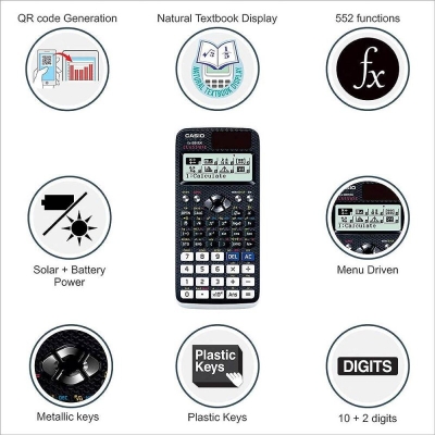 Picture of FX 991EX Scientific Calculator For Student's Black