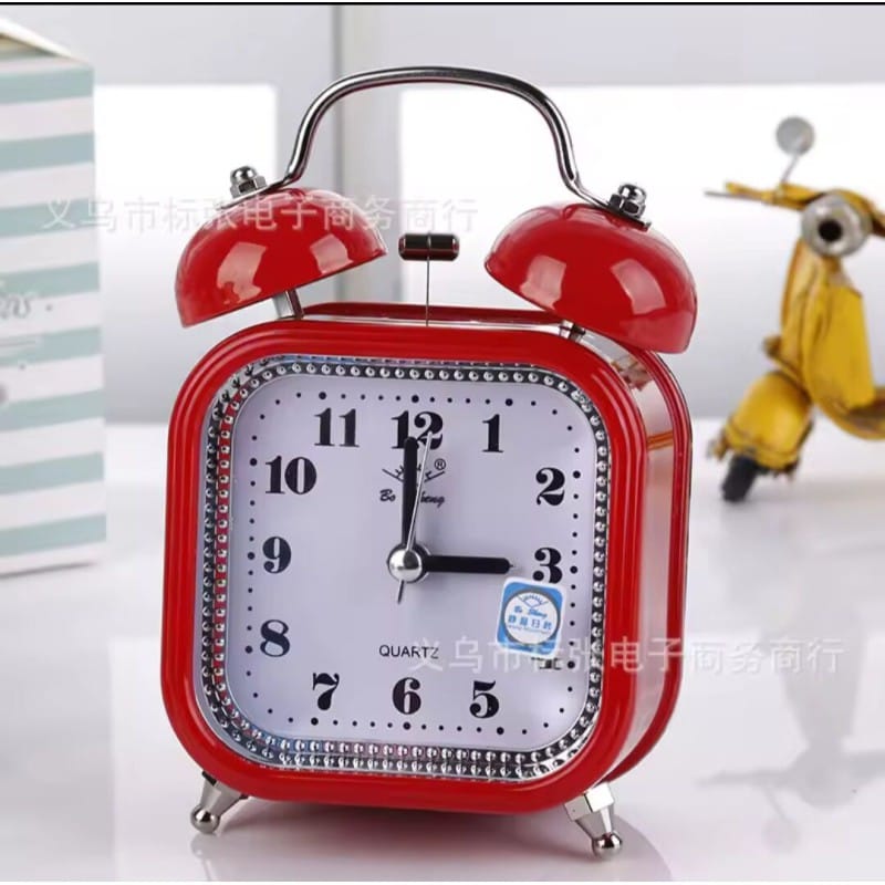 Picture of SQUARE Shape Bell Table Size Alarm Clock 