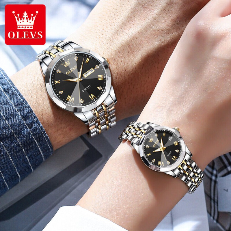Picture of Olevs 9931 Luxury Fashion Watch for Men's and womens 