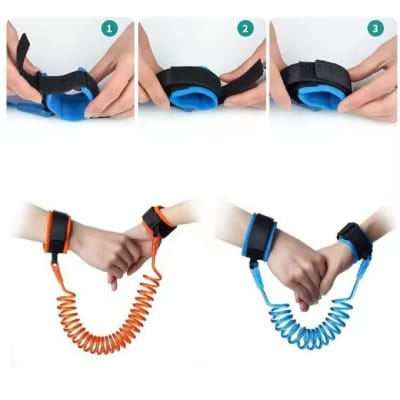 Picture of 1 PCS Baby Kids Safety Anti Lost Wrist Link Rope Walking Hand Belt 5 Fits Multicolor