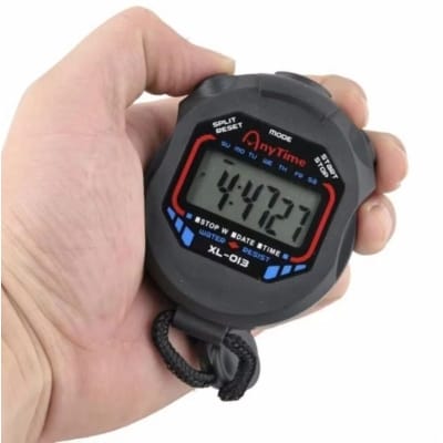 Picture of XL-013 Digital Timer Multifunctional Electronic Sports Stopwatch with Large Handheld Sports Trainer Fitness Trainer and Referee Black