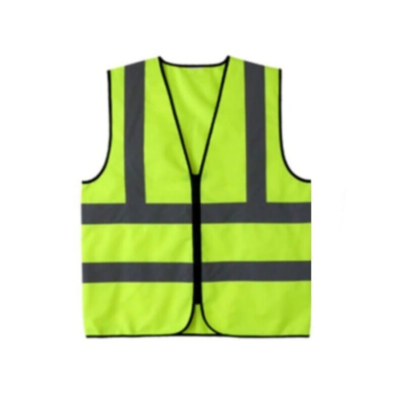Picture of High-Visibility Reflective Safety Vest with Zipper Premium Polyester 1PCS 