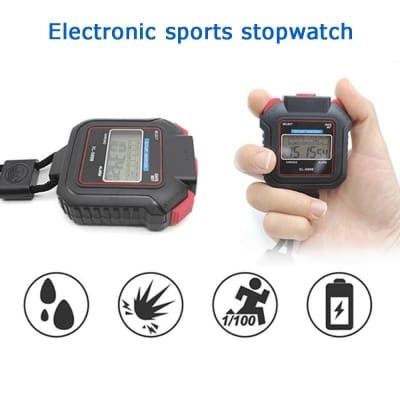 Picture of Stopwatch KK-5898 is an Electronic Stopwatch Suitable for the laboratories & Playgrounds of schools, colleges, universities & polytechnics to measure time intervals Black
