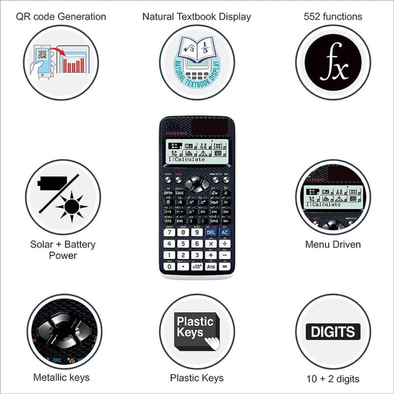 Picture of FX-991EX Scientific Calculator  Master cpy Engineering Calculator/Non-programmable Calculator Black