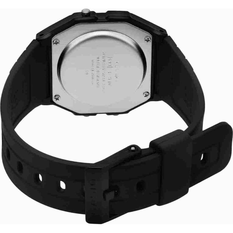Picture of Casual Waterproof Square Rubber Belt Watch For Men's Black
