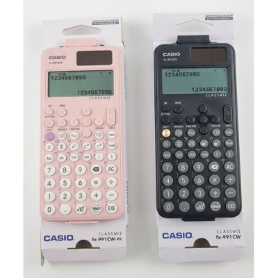 Picture of FX-991cw ClassWiz - Black And Pink Battery Powered Scientific Calculator For Students 