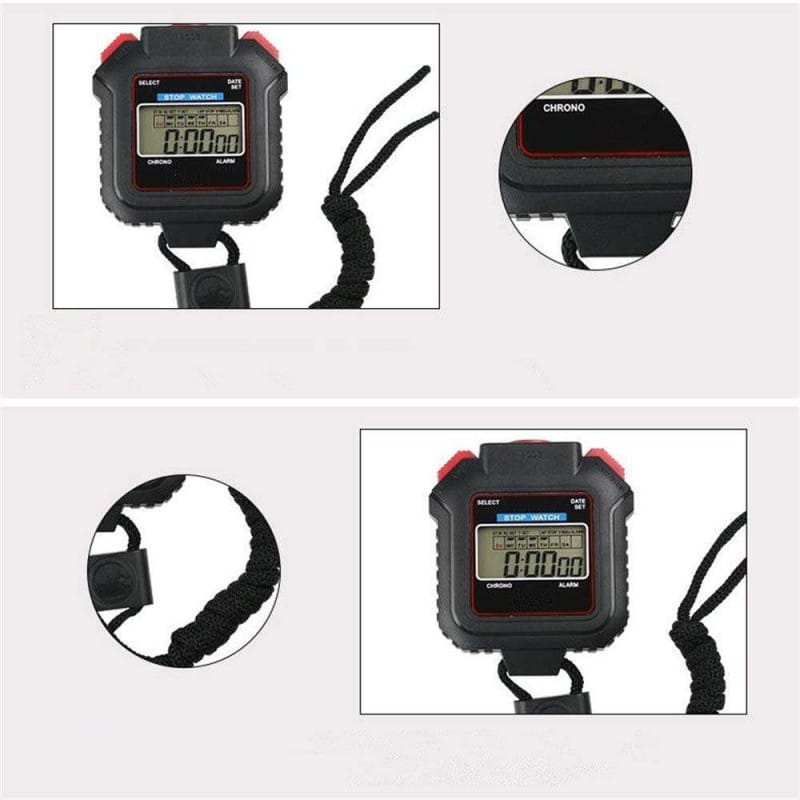 Picture of Stopwatch KK-5898 is an Electronic Stopwatch Suitable for the laboratories & Playgrounds of schools, colleges, universities & polytechnics to measure time intervals Black