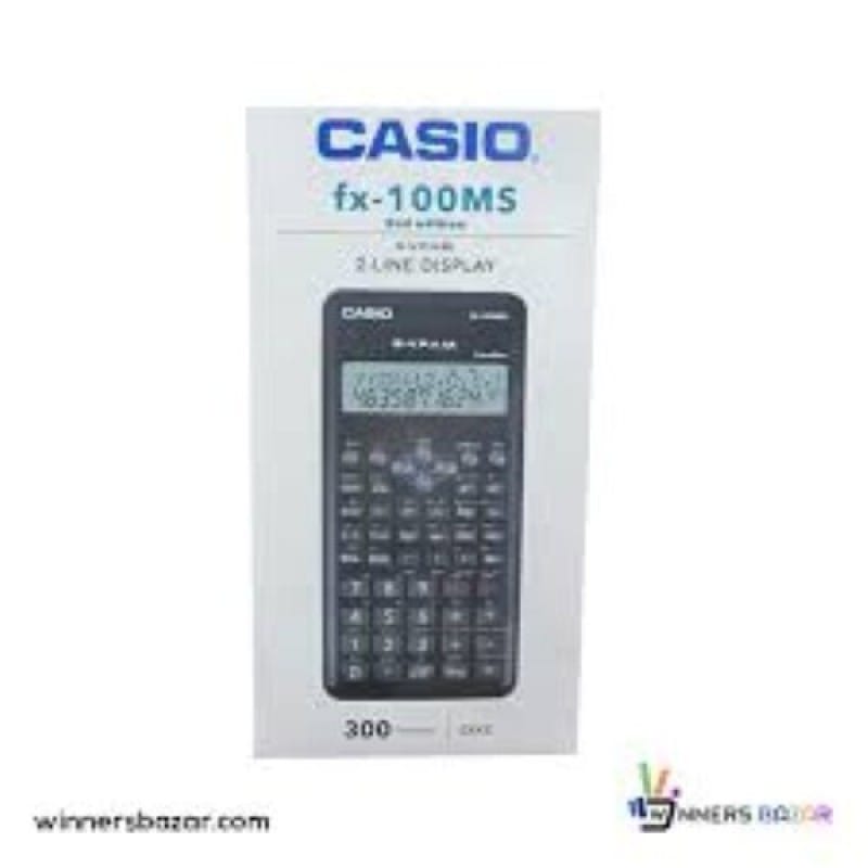 Picture of FX 100MS 2nd Edition Scientific Calculator For Students Black