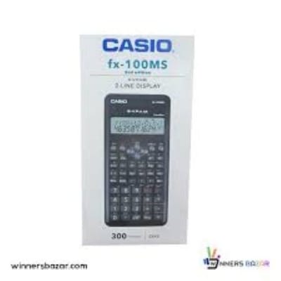 Picture of FX 100MS 2nd Edition Scientific Calculator For Students Black